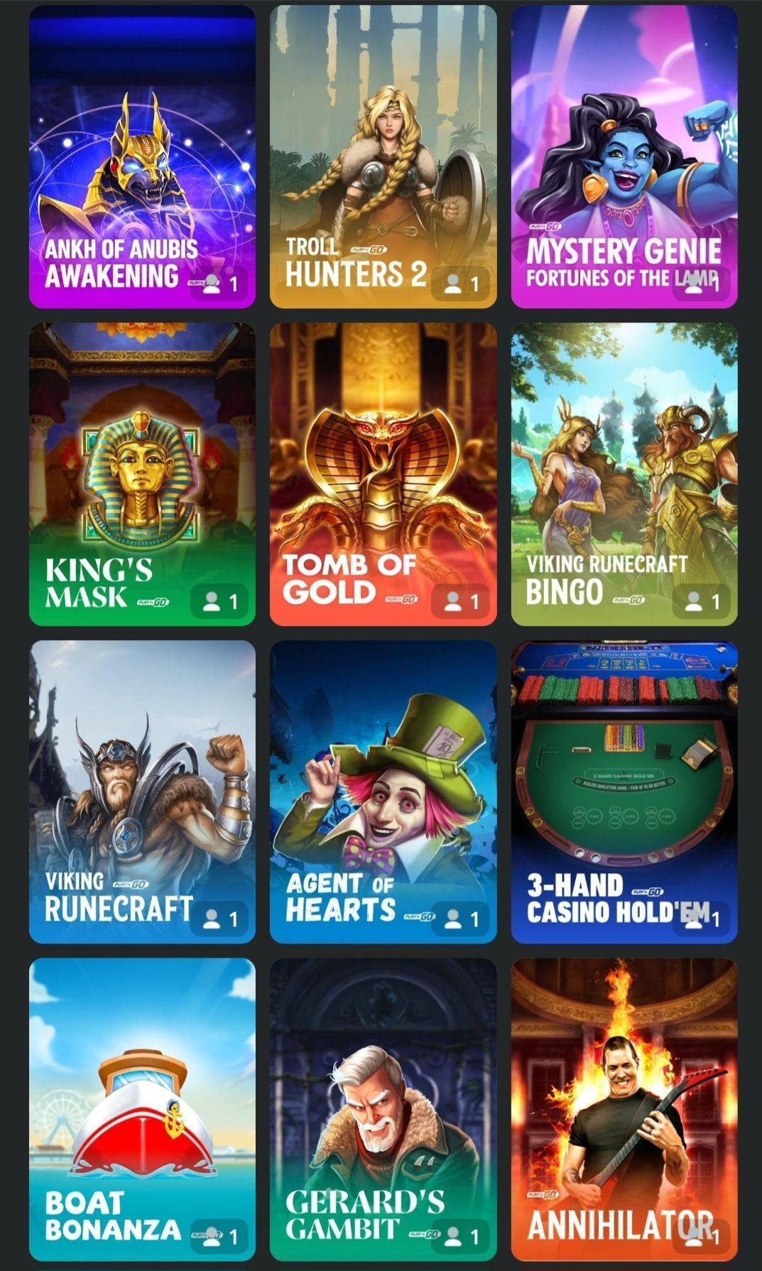 GetLucky Casino game