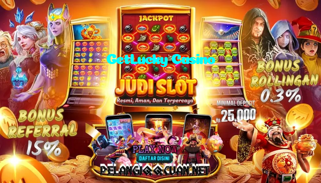 GetLucky Casino خوش آمدید بونس +600% پیشکش موبائل ایپ کے پروموشن سیکشن میں دکھائی دیتی ہے۔